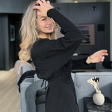 Mini LS Dress Black