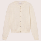 Florie Puff Cardigan Creme