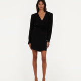 Mini LS Dress Black