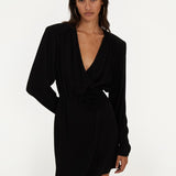 Mini LS Dress Black
