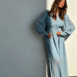 DeliaGO Dress Dusty Blue