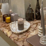 Irregular Marble Tray Beige