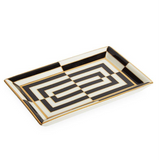 Op Art Rectangle  Tray