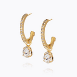 Tracy Loop Earrings / Crystal