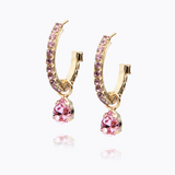 Tracy Loop Earrings / Light Rose