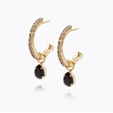 Tracy Loop Earrings / Jet