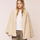 Muffe Coat Warm Sand