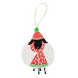 Gift tag Ornament Style Sheep 4stk