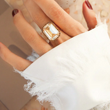 Lydia Cocktail Ring / Golden Shadow