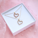 Mini Sweetheart necklace Crystal