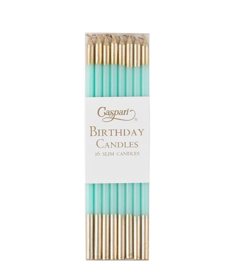 Caspari Slim Birthday candles 16stk.