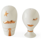 Gilded Mr+Mrs Muse Salt&Pepper
