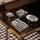 Op Art Rectangle  Tray