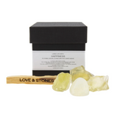 Palo Santo Box - Happiness / Citrin-krystaller